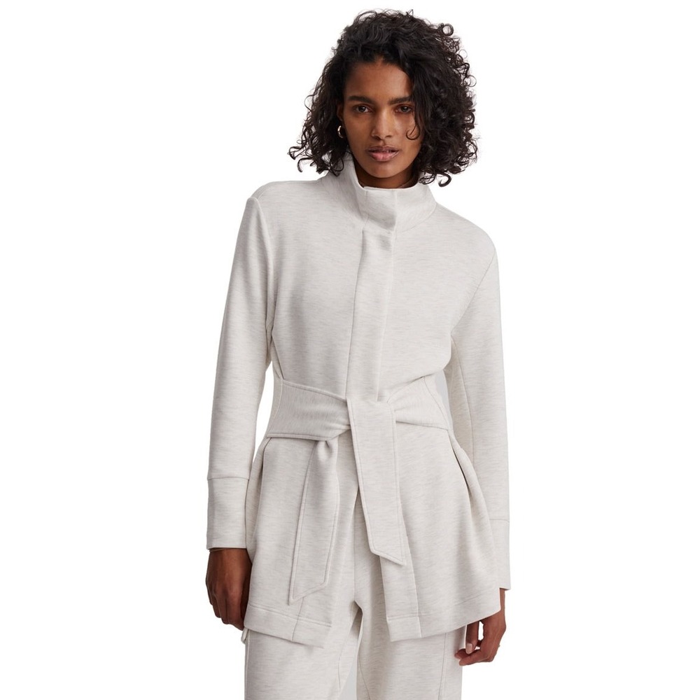 Varley Anset Jacket in Ivory Marl Size XL